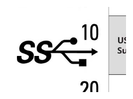 USB 3.2 Gen 2 SuperSpeed 10 Gbps